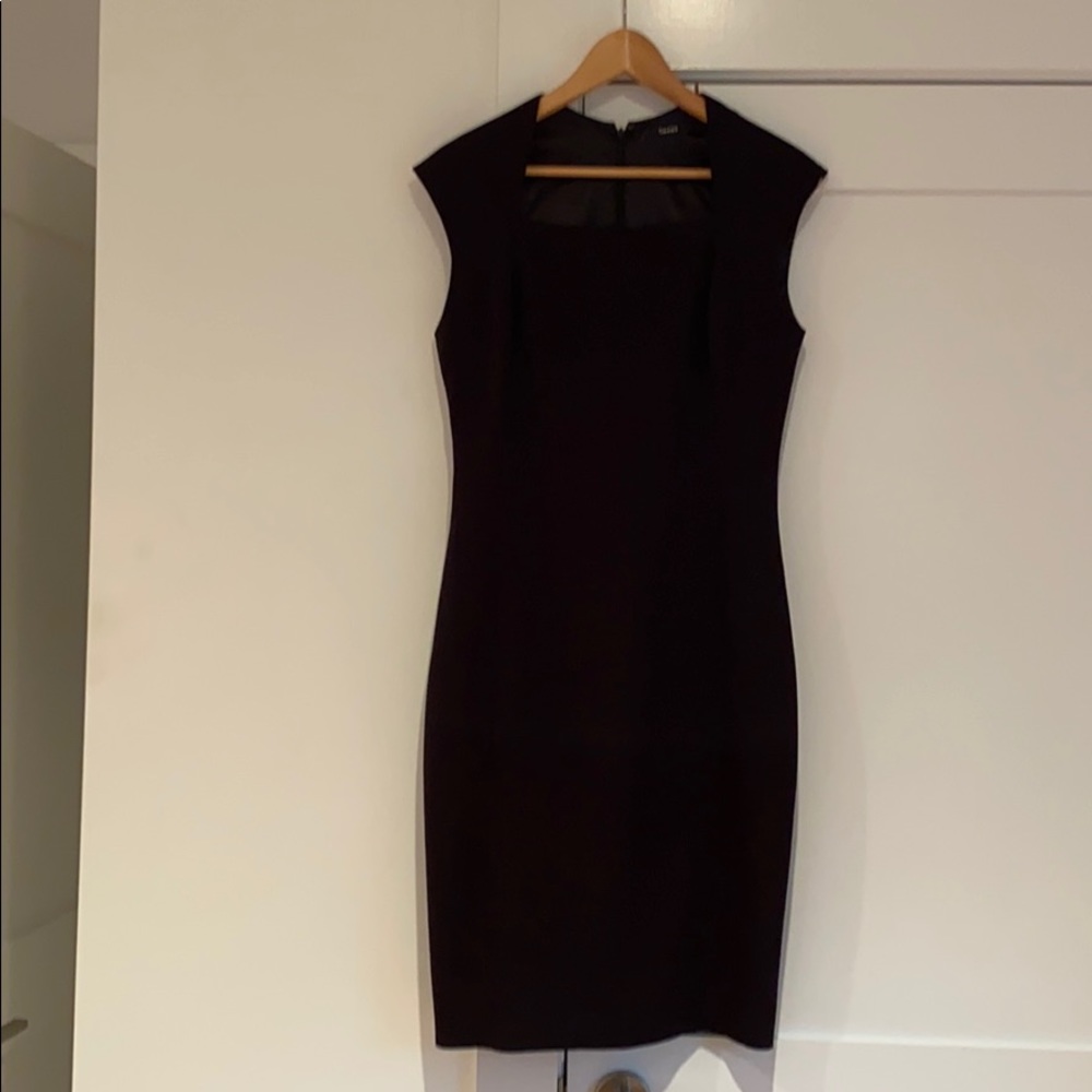 Tahari black dress